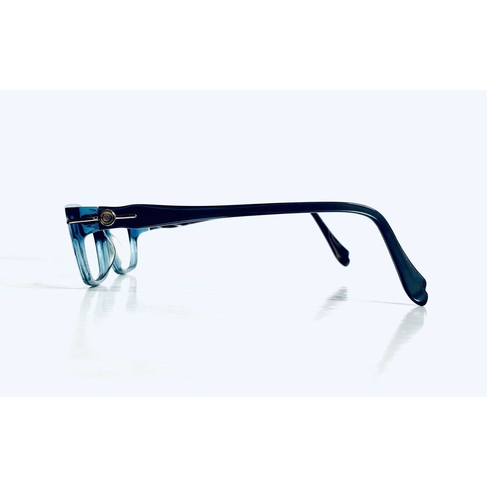 Leon Max Teal Blue Rectangular Frame Glasses - image 3